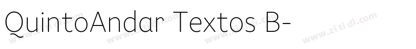 QuintoAndar Textos B字体转换